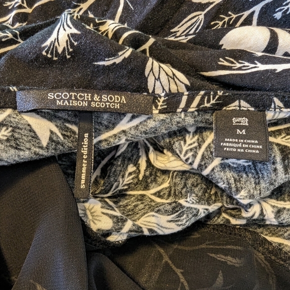 Scotch & Soda Side Tie Crepe Tank - Picture 3 of 3
